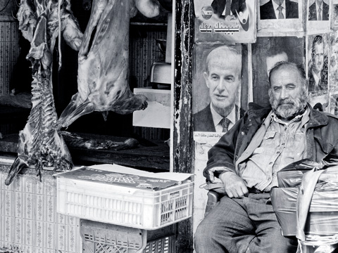 butcher aleppo, syria