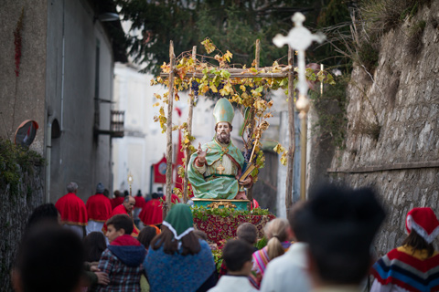 Catholic feast Gragnano Italy